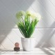 Artificial Green Leaf Plants Hydrangea Plastic Pot Home Garden Decor Artificial Green Leaf Plants Hydrangea Plastic Pot Home Garden Decor