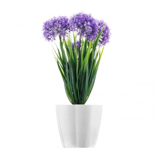 Artificial Green Leaf Plants Hydrangea Plastic Pot Home Garden Decor Artificial Green Leaf Plants Hydrangea Plastic Pot Home Garden Decor
