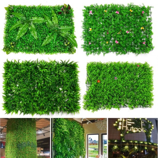 Artificial Plant Mat Wall Hedge Decorations Privacy Fence Panel Grass