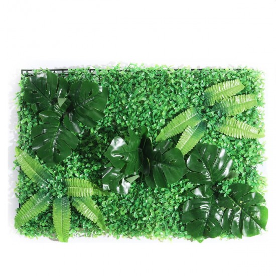 Artificial Plant Wall Topiary Hedges Panel Plastic Faux Shrubs Fence Mat