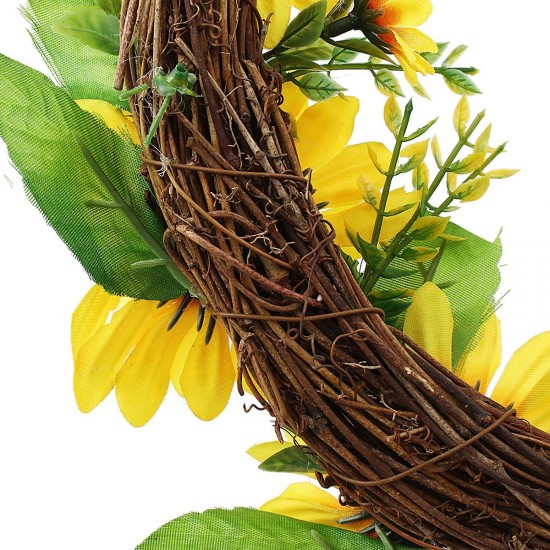 Artificial Sunflower Wreath Flower Wreath Wall Door Wedding Party Home Decorations Artificial Sunflower Wreath Flower Wreath Wall Door Wedding Party Home Decorations