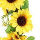 Artificial Sunflower Wreath Flower Wreath Wall Door Wedding Party Home Decorations