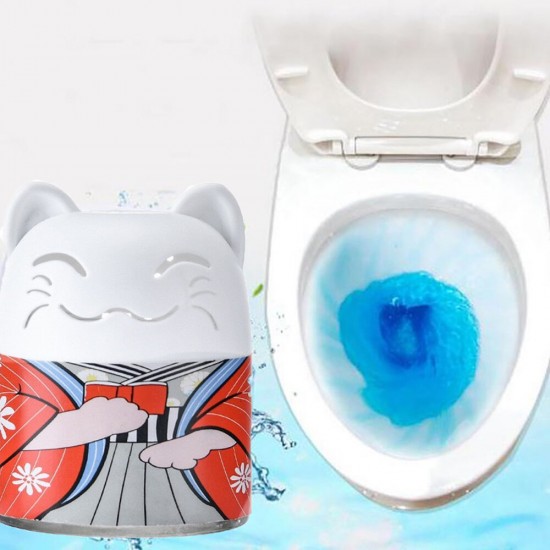 Automatic Toilet Bowl Cleaner Magic Flush Bottled Toilet Cleaner Toilet Tank Bathroom Foam Cleaning System Blue Bubble Deodorant