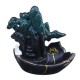 Backflow Ceramic Mountain Waterfall Smoke Incense Aroma Burner Cones Home Decor Backflow Ceramic Mountain Waterfall Smoke Incense Aroma Burner Cones Home Decor