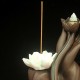 Backflow Incense Burner Holder Waterfall Cones Censer Ceramic Smoke Decor +Cone Backflow Incense Burner Holder Waterfall Cones Censer Ceramic Smoke Decor +Cone