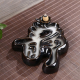 Backflow Incense Cone Burner Holder Ceramic Chinese Character Jing Fragrant Smoke Backflow Censer Backflow Incense Cone Burner Holder Ceramic Chinese Character Jing Fragrant Smoke Backflow Censer