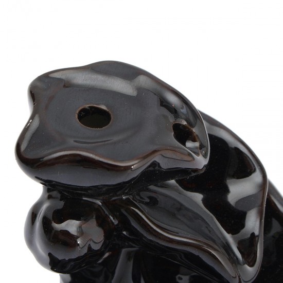 Backflow Incense Cone Burner Holder Ceramic Lotus Stream Fragrant Smoke Backflow Home Censer Decor Backflow Incense Cone Burner Holder Ceramic Lotus Stream Fragrant Smoke Backflow Home Censer Decor