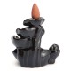 Backflow Incense Cone Burner Holder Ceramic Lotus Stream Fragrant Smoke Backflow Home Censer Decor Backflow Incense Cone Burner Holder Ceramic Lotus Stream Fragrant Smoke Backflow Home Censer Decor