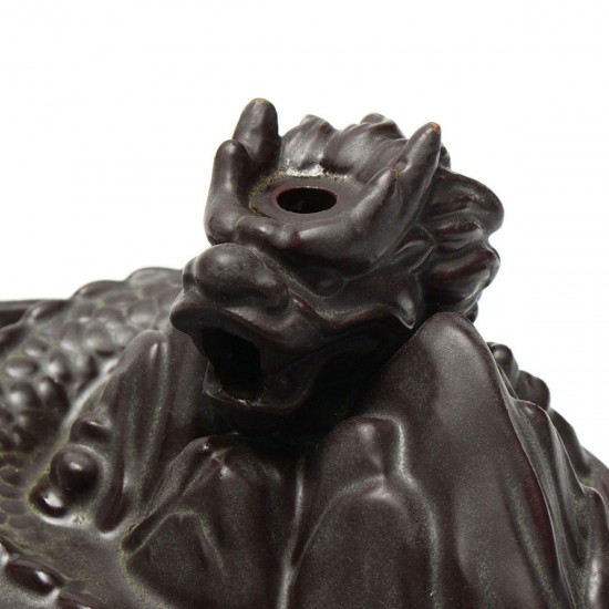 Backflow Incense Cone Burner Holder Lying Dragon Mountain Smoke Backflow Fragrance Fragrant Censer