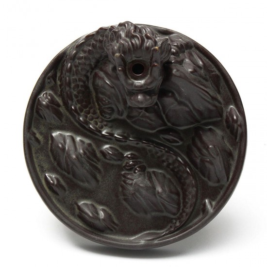 Backflow Incense Cone Burner Holder Lying Dragon Mountain Smoke Backflow Fragrance Fragrant Censer Backflow Incense Cone Burner Holder Lying Dragon Mountain Smoke Backflow Fragrance Fragrant Censer