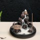 Backflow Incense Cone Burner Incense Stick Coil Holder Rockery Mountain Stream Fragrant Censer Decor Backflow Incense Cone Burner Incense Stick Coil Holder Rockery Mountain Stream Fragrant Censer Decor