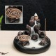 Backflow Incense Cone Burner Incense Stick Coil Holder Rockery Mountain Stream Fragrant Censer Decor Backflow Incense Cone Burner Incense Stick Coil Holder Rockery Mountain Stream Fragrant Censer Decor