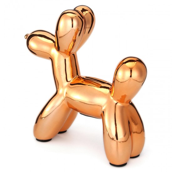 Balloon Dog Piggy Bank Coin Money Saving Jar Box Holder Travel Wedding Fund Gift Home Decor