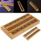 Bamboo Incense Burner Box Drawer Magnet Incense Lore Hollow Carving Cover Burner Censer Holder