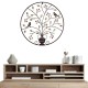 Birds Tree Iron Sculpture Ornament Home Room Wall Hanging Decorations