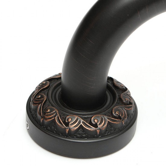 Black Bronze Wall Mounted Towel Rail Bar Grab Support Safety Handle Black Bronze Wall Mounted Towel Rail Bar Grab Support Safety Handle