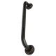 Black Bronze Wall Mounted Towel Rail Bar Grab Support Safety Handle Black Bronze Wall Mounted Towel Rail Bar Grab Support Safety Handle