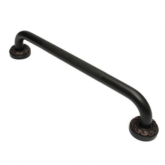 Black Bronze Wall Mounted Towel Rail Bar Grab Support Safety Handle Black Bronze Wall Mounted Towel Rail Bar Grab Support Safety Handle
