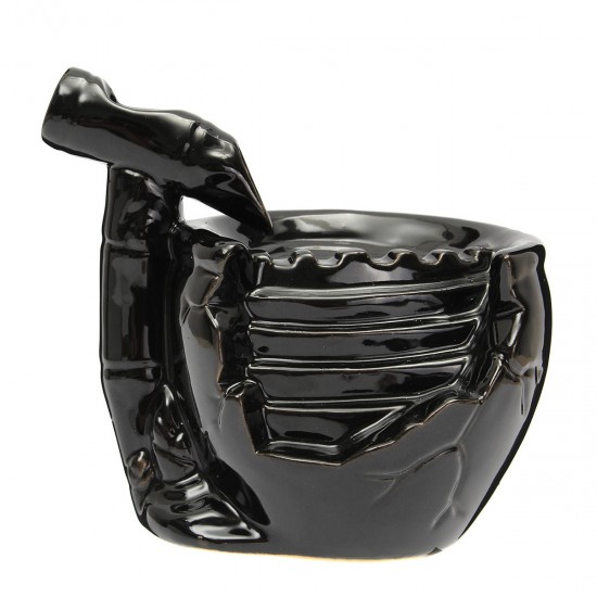 Black Ceramic Waterfall Incense Burner Buddhist Backflow Censer Holder & 10 Cones Black Ceramic Waterfall Incense Burner Buddhist Backflow Censer Holder & 10 Cones