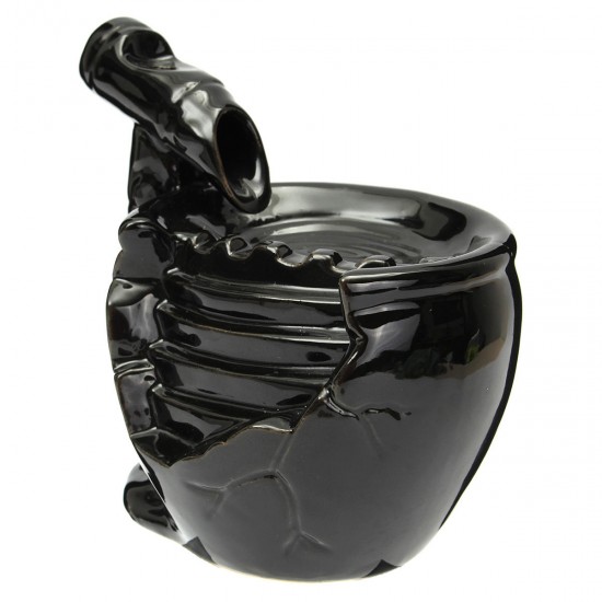 Black Ceramic Waterfall Incense Burner Buddhist Backflow Censer Holder & 10 Cones Black Ceramic Waterfall Incense Burner Buddhist Backflow Censer Holder & 10 Cones