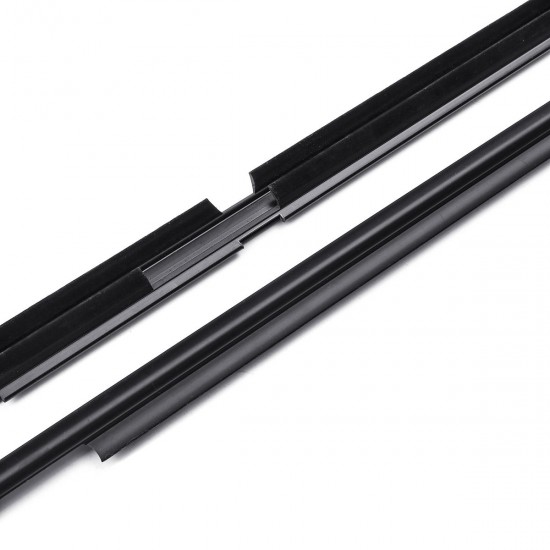 Black Door Belt Molding Weatherstrips Car Door Edge Protector For Toyota Land Cruiser Prado GX470 03-09