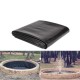 Black Fish Pool Pond Liner Membrane Reinforced Gardens Pools Landscaping Fishing Net