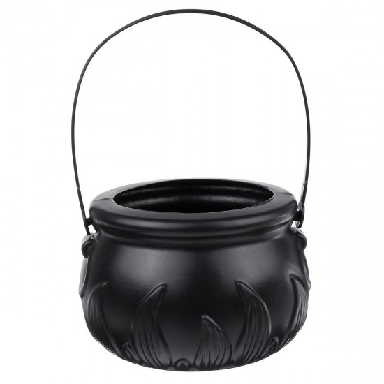 Black Halloween Decorations Witch Jar Candy Box Halloween Props Kids Doll Candy Sweet Jar