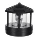 Black LED Solar Powered Lighthouse 360° Rotating Light Outdoor Garden Desk Lamp Black LED Solar Powered Lighthouse 360° Rotating Light Outdoor Garden Desk Lamp