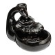 Black Porcelain Backflow Incense Cone Burner Holder Ceramic Lotus Pond Smoke Backflow Fragrant Cense Black Porcelain Backflow Incense Cone Burner Holder Ceramic Lotus Pond Smoke Backflow Fragrant Cense