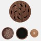 Black Walnut Mosquito Coil Incense Holder Burner Box Hollow Ash Catcher Tray Wooden Art Crafts With 6 Sandalwoods Black Walnut Mosquito Coil Incense Holder Burner Box Hollow Ash Catcher Tray Wooden Art Crafts With 6 Sandalwoods