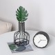 Black/Gold Nordic Style Iron Hydroponic Flower Lantern-shaped Vase Decoration Black/Gold Nordic Style Iron Hydroponic Flower Lantern-shaped Vase Decoration