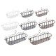 Black/White/Bronze S/M/L Iron Flower Pot Stand Small Pot Wall Holder Black/White/Bronze S/M/L Iron Flower Pot Stand Small Pot Wall Holder