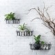 Black/White/Bronze S/M/L Iron Flower Pot Stand Small Pot Wall Holder Black/White/Bronze S/M/L Iron Flower Pot Stand Small Pot Wall Holder