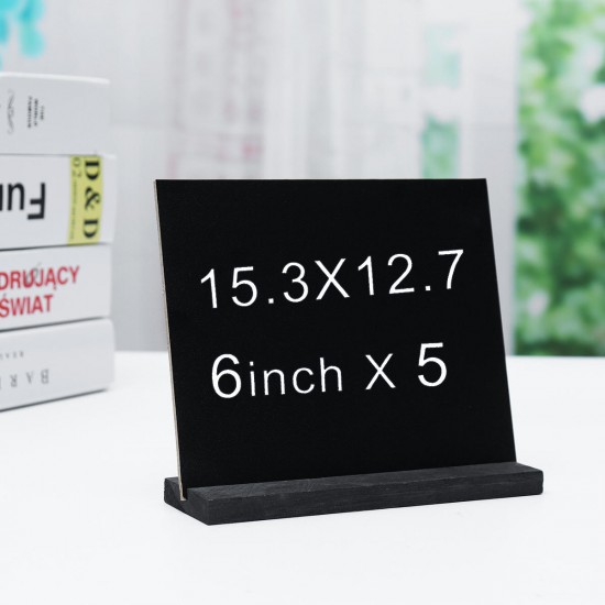Blackboard Double Side Rustic Sign Message Board Cafe School with Base Stands Blackboard Double Side Rustic Sign Message Board Cafe School with Base Stands