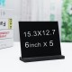 Blackboard Double Side Rustic Sign Message Board Cafe School with Base Stands Blackboard Double Side Rustic Sign Message Board Cafe School with Base Stands