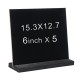Blackboard Double Side Rustic Sign Message Board Cafe School with Base Stands Blackboard Double Side Rustic Sign Message Board Cafe School with Base Stands