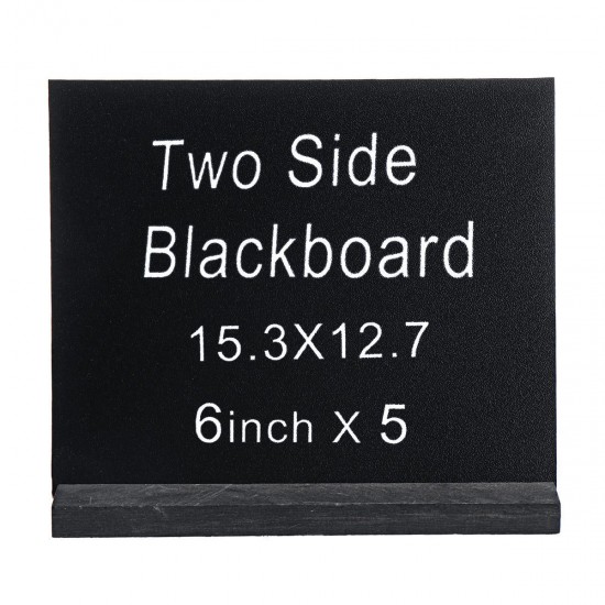 Blackboard Double Side Rustic Sign Message Board Cafe School with Base Stands Blackboard Double Side Rustic Sign Message Board Cafe School with Base Stands