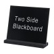 Blackboard Double Side Rustic Sign Message Board Cafe School with Base Stands Blackboard Double Side Rustic Sign Message Board Cafe School with Base Stands