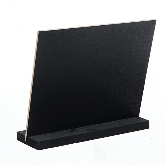 Blackboard Double Side Rustic Sign Message Board Cafe School with Base Stands Blackboard Double Side Rustic Sign Message Board Cafe School with Base Stands