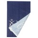 Blue Fish Printed Japanese Noren Doorway Curtain Kitchen Room Door Curtains Decor