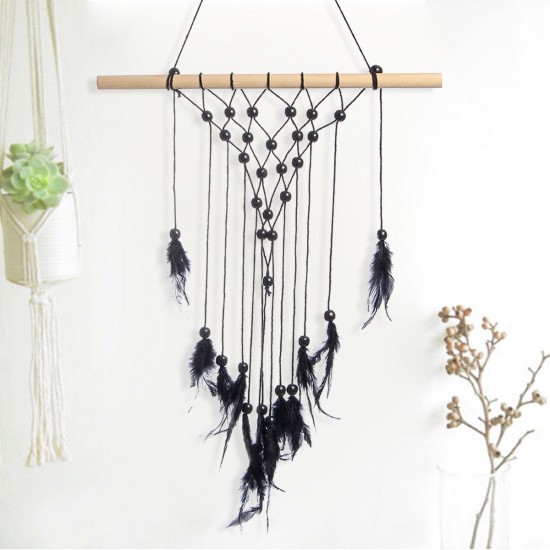 Bohemian Wall Hanging Tapestry Macrame Handmade Textile Family Art Decorations