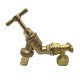 Brass Faucet Adapter Two Way Valve IBC Tank Fittings Accessories