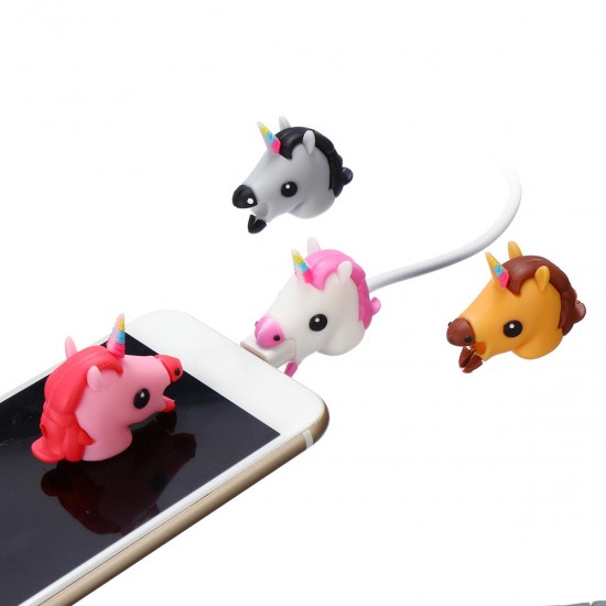 Cable Accessory Cable Animal Bites Cartoon USB Charger Data Cable Cord Protector