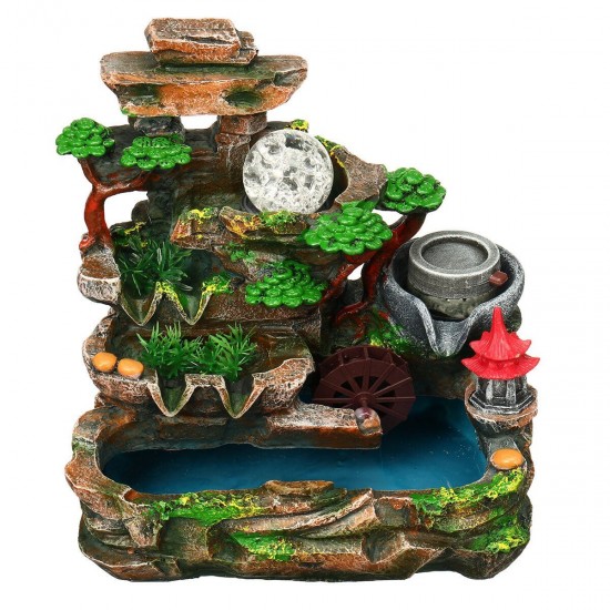 Calming Fountain Water Feature Ornament Home Decor Relaxing Soothing Indoor Calming Fountain Water Feature Ornament Home Decor Relaxing Soothing Indoor