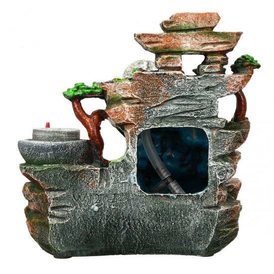 Calming Fountain Water Feature Ornament Home Decor Relaxing Soothing Indoor