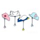 Cartoon Enamel Collar Pins Badge Corsage Cute Brooch Fashion Jewelry Decorations Cartoon Enamel Collar Pins Badge Corsage Cute Brooch Fashion Jewelry Decorations