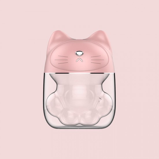 Cat Claw Humidifier Mini USB Personal Small Humidifier With 150ml Water Tank 7-Color Night Light Cool Mist Humidifier No Noise Auto Shut-Off Protection