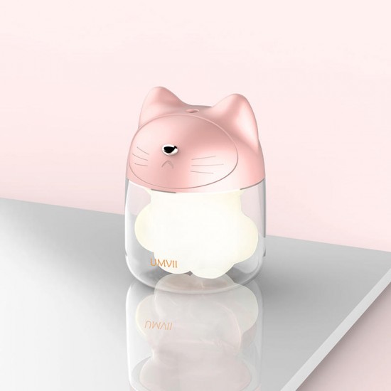 Cat Claw Humidifier Mini USB Personal Small Humidifier With 150ml Water Tank 7-Color Night Light Cool Mist Humidifier No Noise Auto Shut-Off Protection Cat Claw Humidifier Mini USB Personal Small Humidifier With 150ml Water Tank 7-Color Night Light Cool Mist Humidifier No Noise Auto Shut-Off Protection