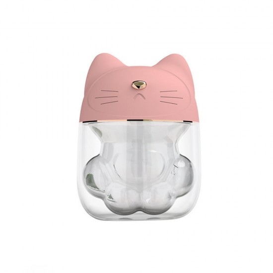 Cat Claw Humidifier Mini USB Personal Small Humidifier With 150ml Water Tank 7-Color Night Light Cool Mist Humidifier No Noise Auto Shut-Off Protection