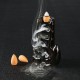 Ceramic Backflow Waterfall Smoke Incense Burner Home Decor